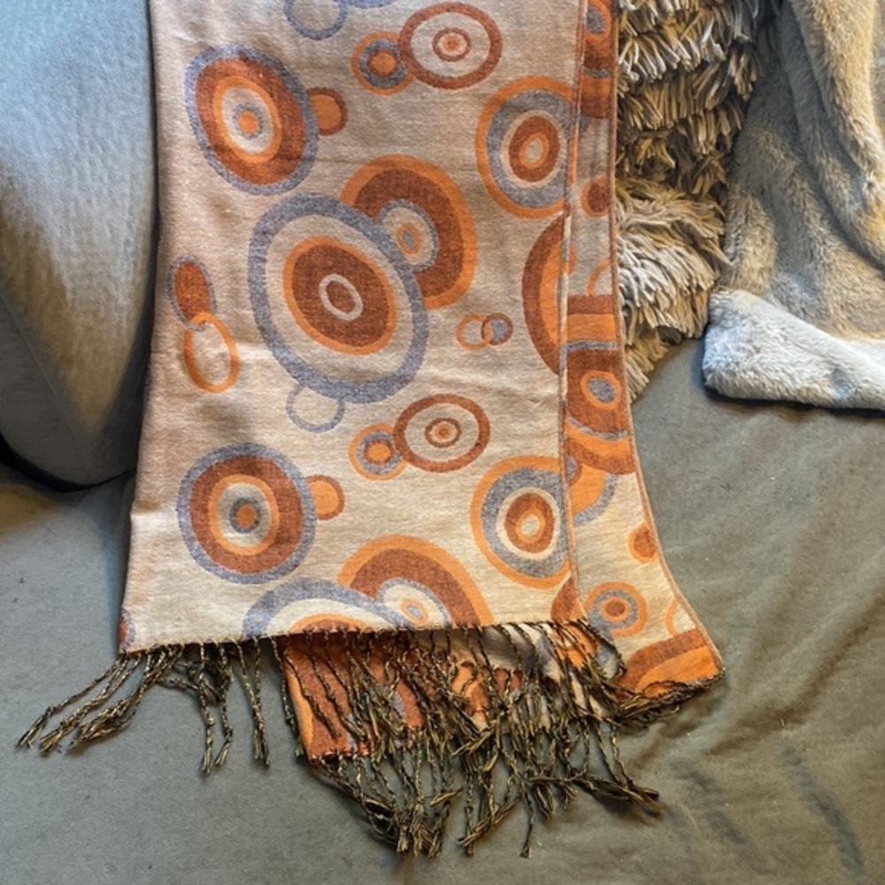 28” x 70” large Pasmina fringe scarf‎ shawl wrap silk